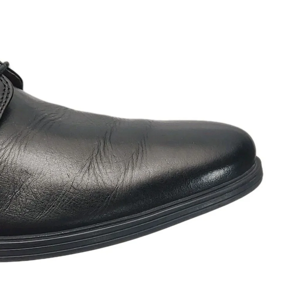 Clarks Collection Dress Shoe Extreme Comfort Oxford Black Leather Men Size 12